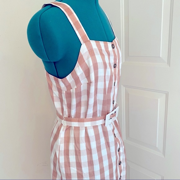 🥳NEW Modcloth Gingham Pencil Dress - Picture 2 of 16